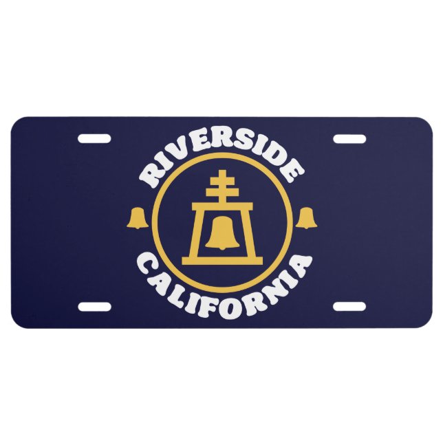 Riverside,California License Plate (Front)