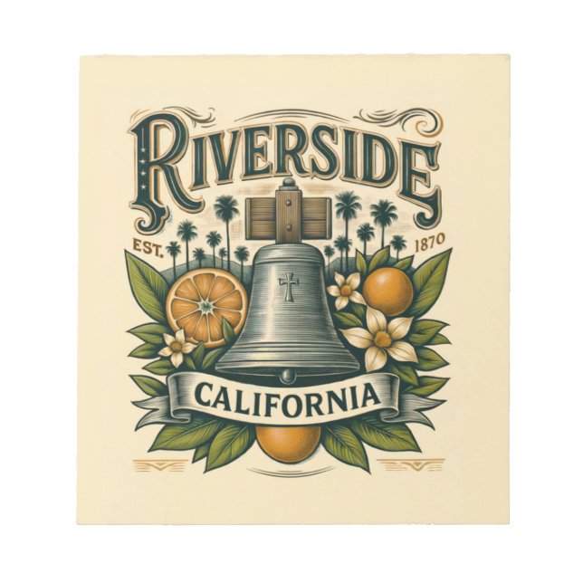 Riverside California  Notepad (Front)