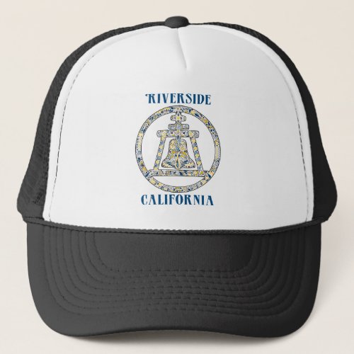Riverside California Raincross Trucker Hat