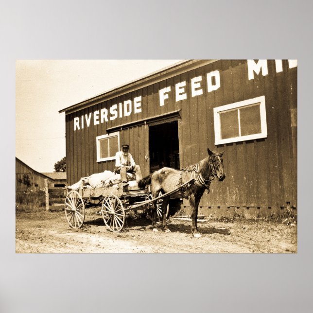 Riverside Feed Mill Poster (Front)