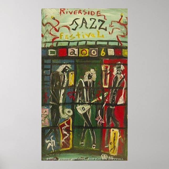 Riverside Jazz Poster (Front)