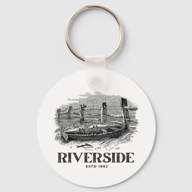 Riverside Keychain (Front)