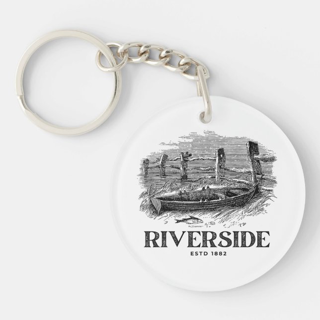 Riverside Keychain (Front)