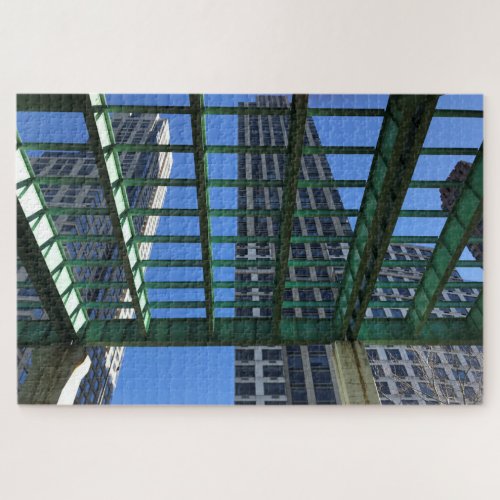 Riverside Park Looking Up New York City NYC Jigsaw Puzzle