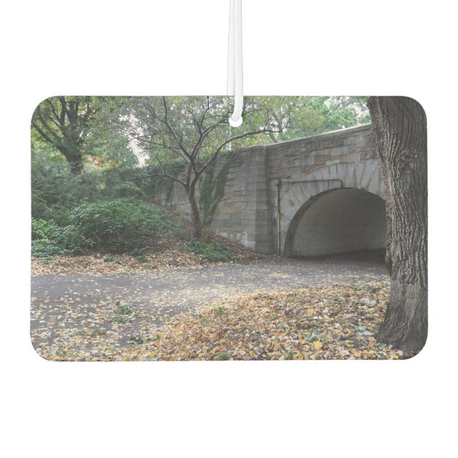 Riverside Park Upper West Side NYC Stone Archway Air Freshener (Front)