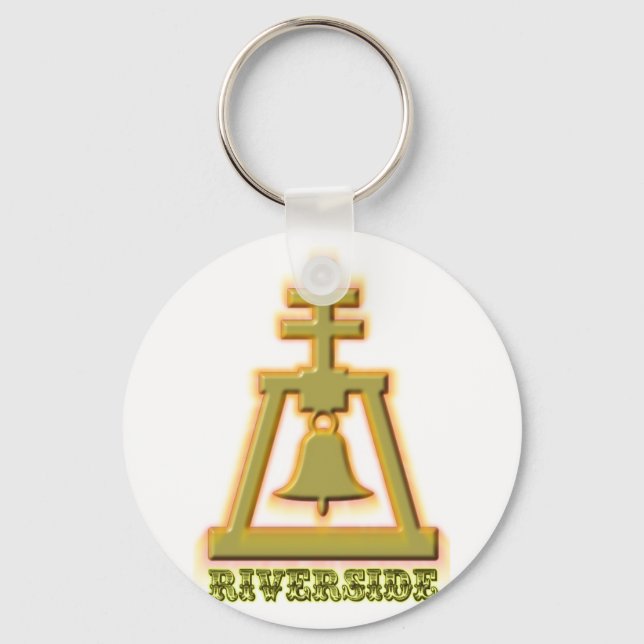 Riverside Raincross Keychain (Front)