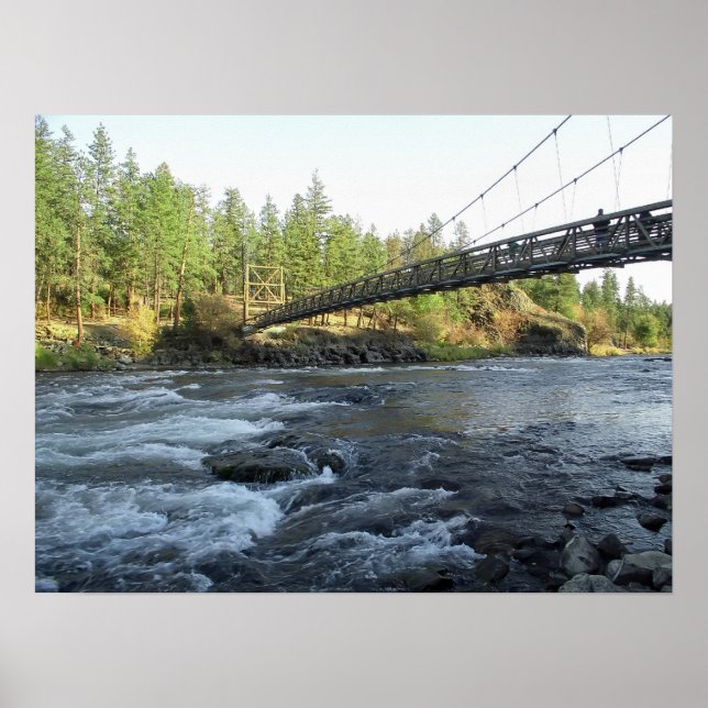 RIVERSIDE STATE PARK CCC BRIDGE - SPOKANE WA POSTER (Front)