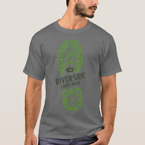 Riverside State Park Washington WA Hiking Boot Pri T_Shirt