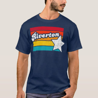 Riverton Wyoming Vintage Distressed Souvenir 2 T-Shirt