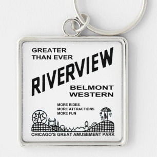 Riverview Amusement Park, Chicago, IL 1904-1967 Keychain