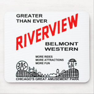 Riverview Amusement Park, CHICAGO, ILL. (1904--67) Mouse Pad