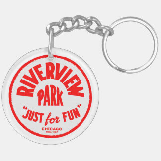 Riverview Amusement Park, Chicago, Illinois Keychain