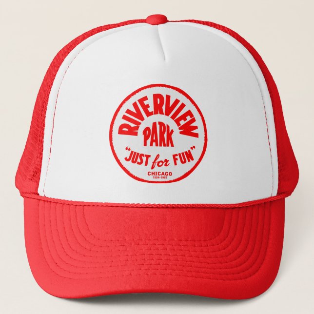 Riverview Amusement Park, Chicago, Illinois Trucker Hat (Front)