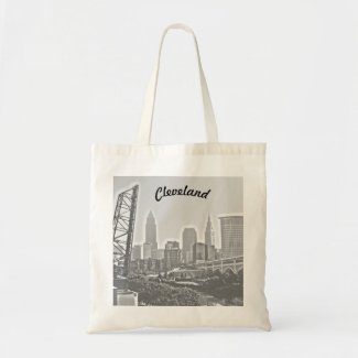 Riverview Cleveland B&W Tote Bag