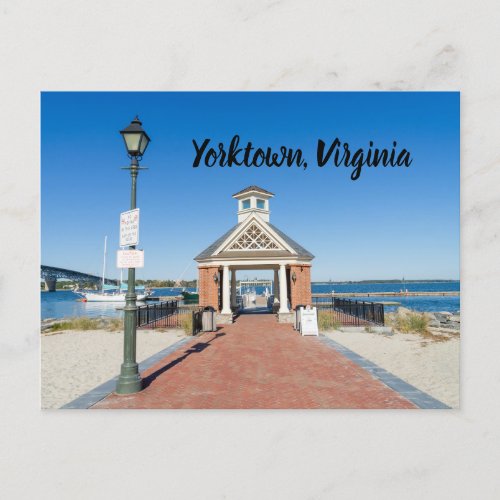 Riverwalk in Yorktown Virginia Postcard