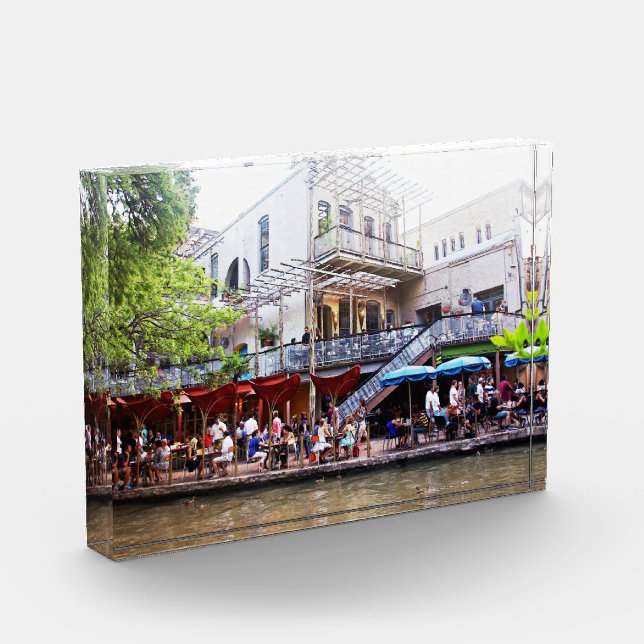 Riverwalk Restaurant Acrylic Block (Left)