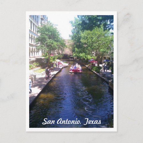 Riverwalk San Antonio Postcard