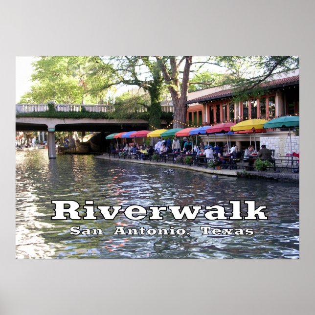 Riverwalk, San Antonio,Texas Poster (Front)