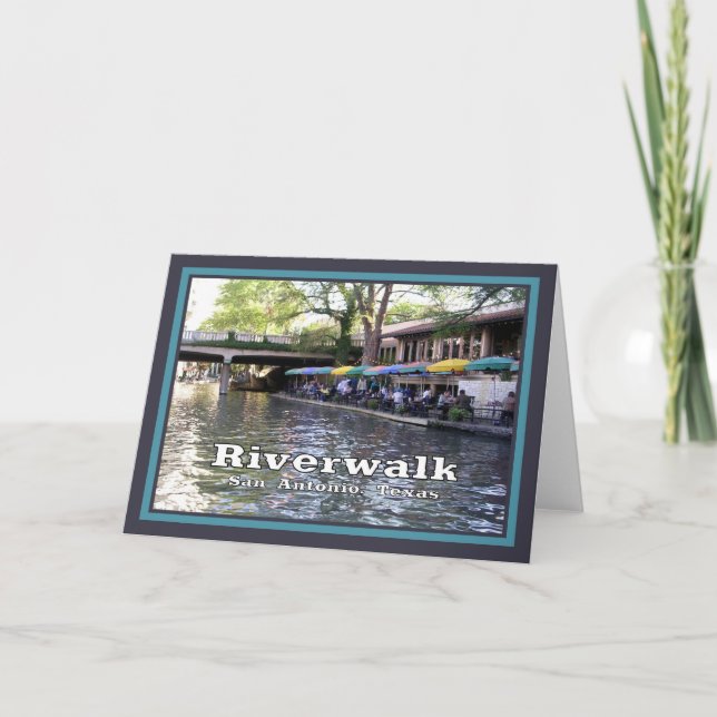 Riverwalk-San Antonio, TX/photography Card (Front)