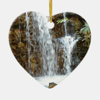 Riverwalk Waterfall Ceramic Ornament