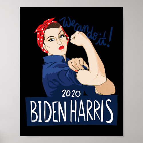 Riveter We Can Do It Biden Harris 2020  Poster