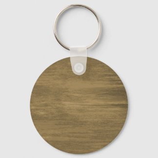 rivetted grungy gold metal plate keychain