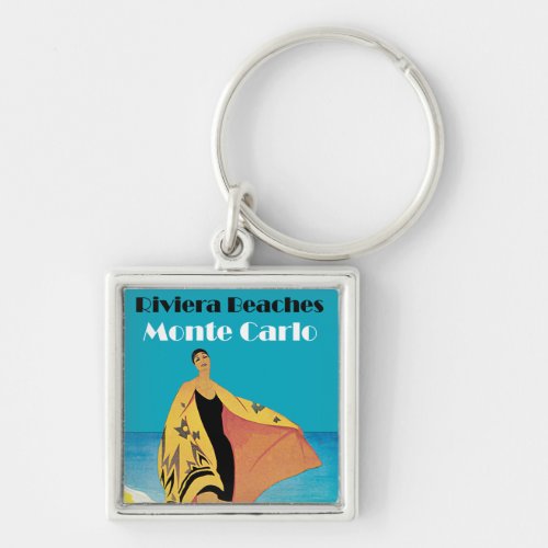 Riviera Beaches  Monte Carlo Keychain