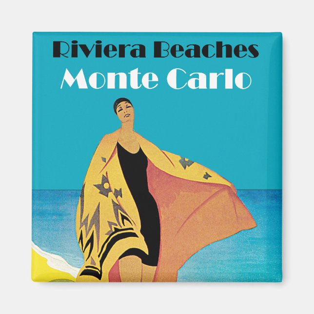 Riviera Beaches ~ Monte Carlo Magnet (Front)
