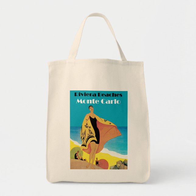 Riviera Beaches ~ Monte Carlo Tote Bag (Front)