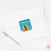 Riviera Beaches ~ Monterosso Square Sticker (Envelope)