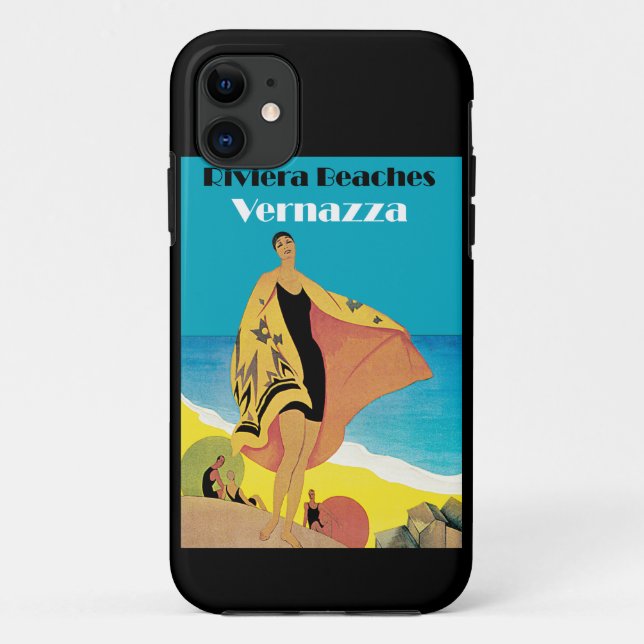 Riviera Beaches ~ Vernazza Case-Mate iPhone Case (Back)