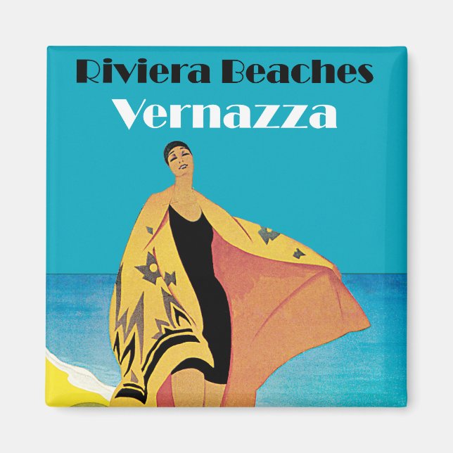 Riviera Beaches ~ Vernazza Magnet (Front)
