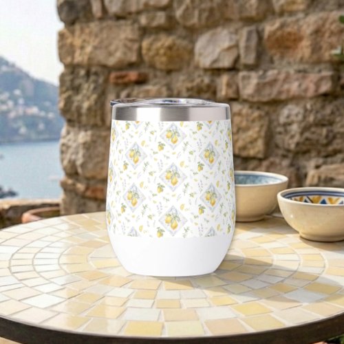 Riviera Coastal Orchard Artisan Boutique Vista Thermal Wine Tumbler