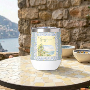 Riviera Coastal Orchard Signature Boutique Vista Thermal Wine Tumbler