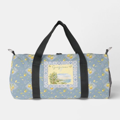 Riviera Coastal Orchard Signature Print Vista Duffle Bag