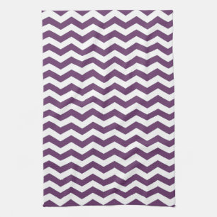Riviera Lavender Wave Chevron Kitchen Towel