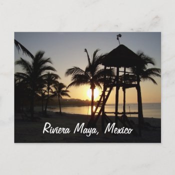 Riviera Maya Cancun Mexico Caribbean Sea Postcard by cyclegirl at Zazzle