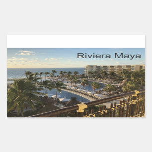 Riviera Maya Cancun Mexico - Rectangle Stickers