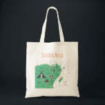 Riviera Maya Map Tote<br><div class="desc">Use this tote for your destination wedding or special vacay. This tote is a great favor to remember Riviera Maya forever!</div>