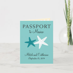 Riviera Maya Mexico Passport Invitation