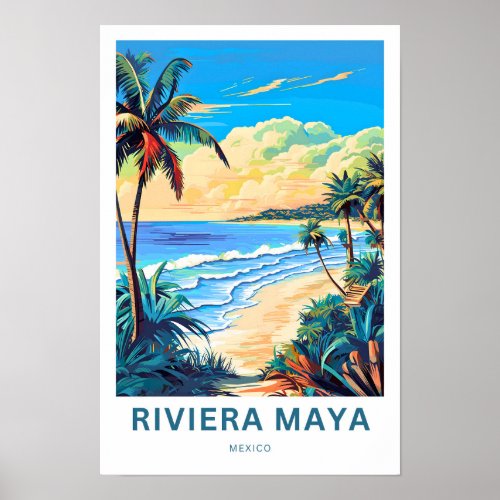 Riviera Maya Mexico Travel Print