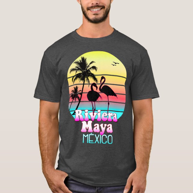 Riviera Maya Mexico Tropical Vacation Summer T-Shirt (Front)