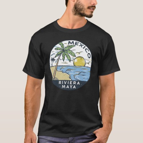 Riviera Maya Mexico Vintage T_Shirt