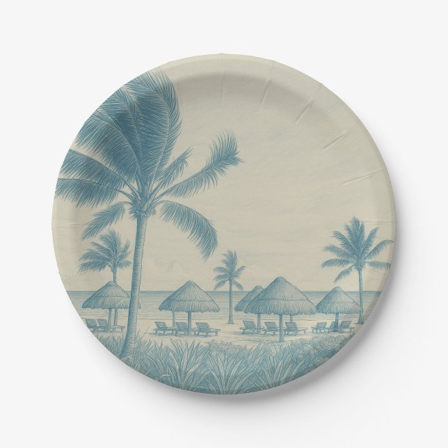 Riviera Paper Plate (Front)