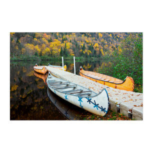 Rivière Jacques-Cartier Rabaskas Dock Acrylic Print