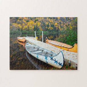 Rivière Jacques-Cartier Rabaskas Dock Jigsaw Puzzle