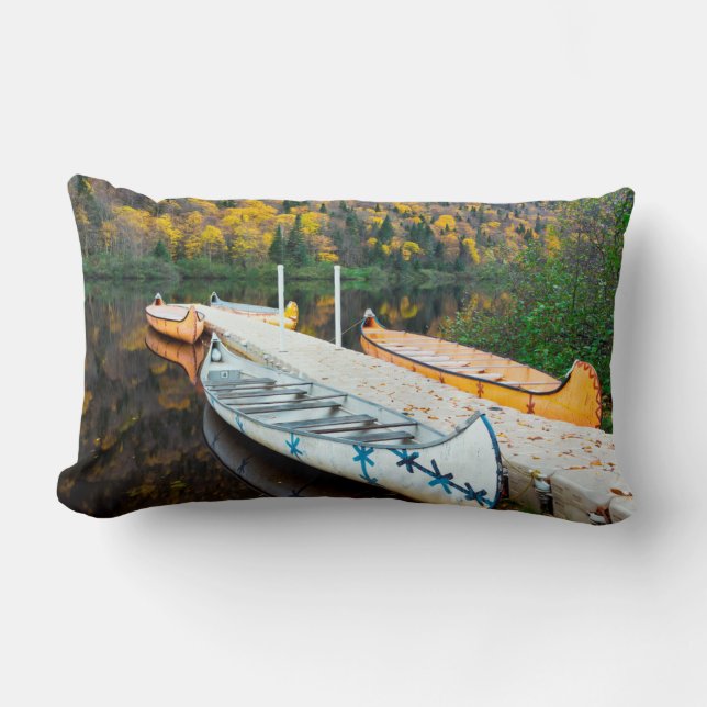 Rivière Jacques-Cartier | Rabaskas Dock Lumbar Pillow (Front)