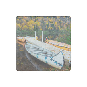 Rivière Jacques-Cartier   Rabaskas Dock Stone Magnet