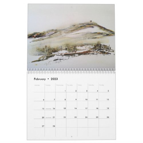 Rivington Lancashire 2023 Calendar Original Art