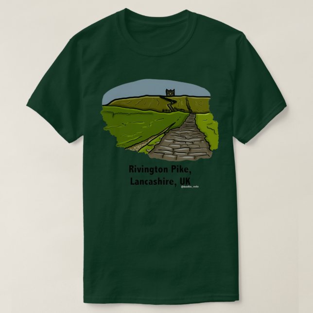 Rivington Pike T-Shirt (Design Front)